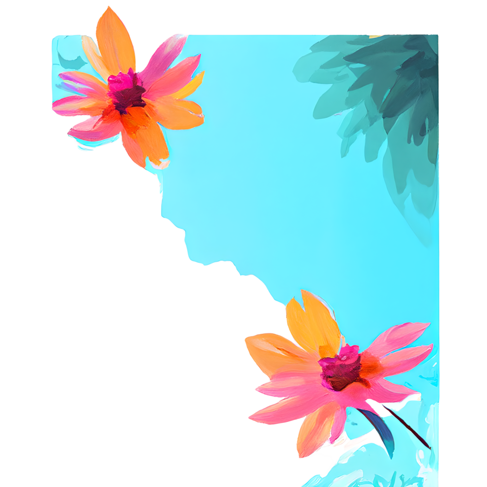 flower watercolor decoration png