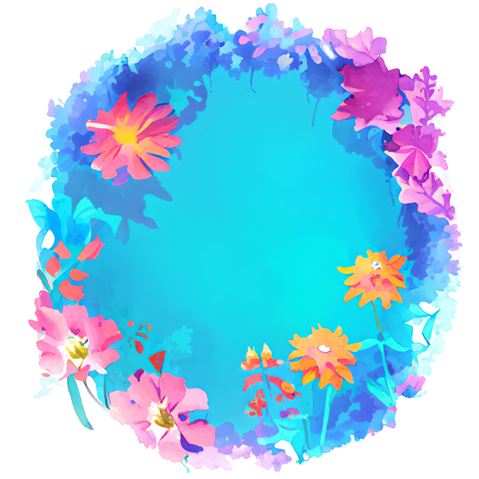 flower watercolor decoration png