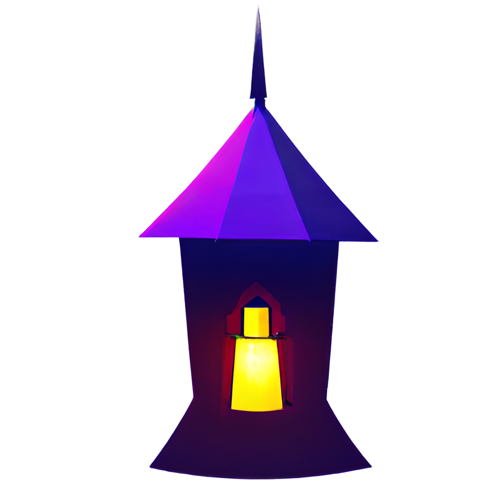 islamic lantern gradient illustration png