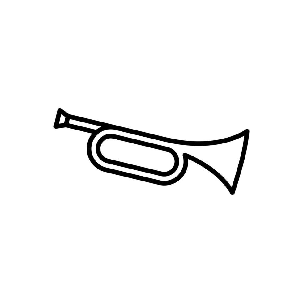 trumpet icon design vector template