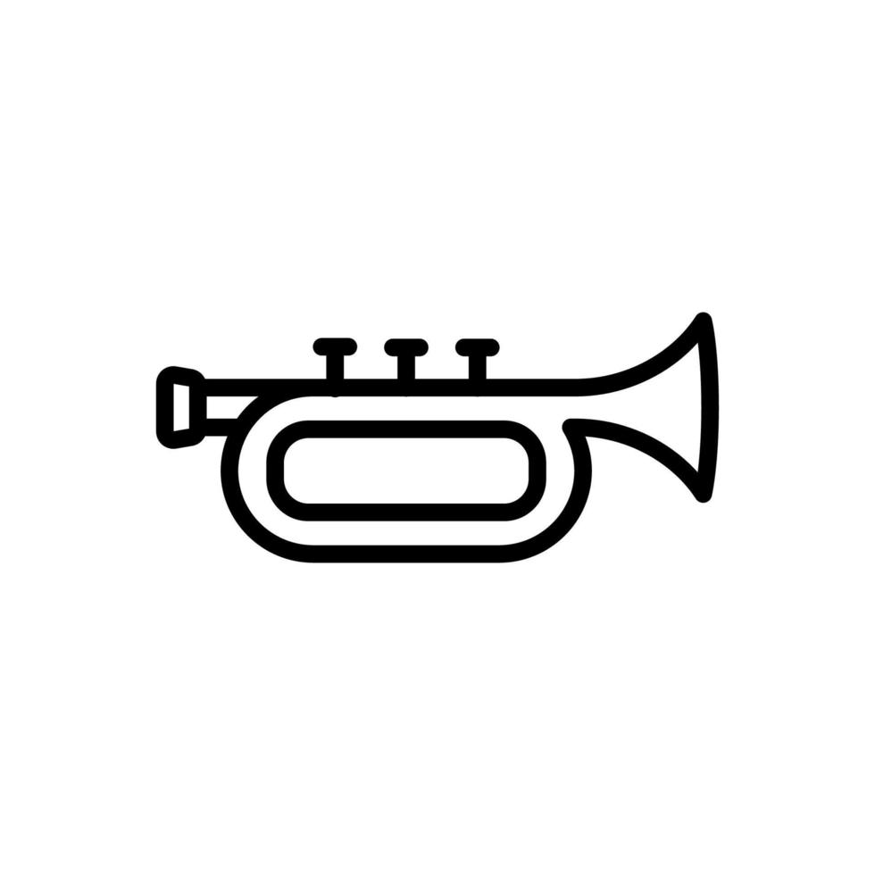 trumpet icon design vector template