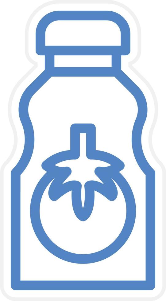 Tomato Sauce Vector Icon Style
