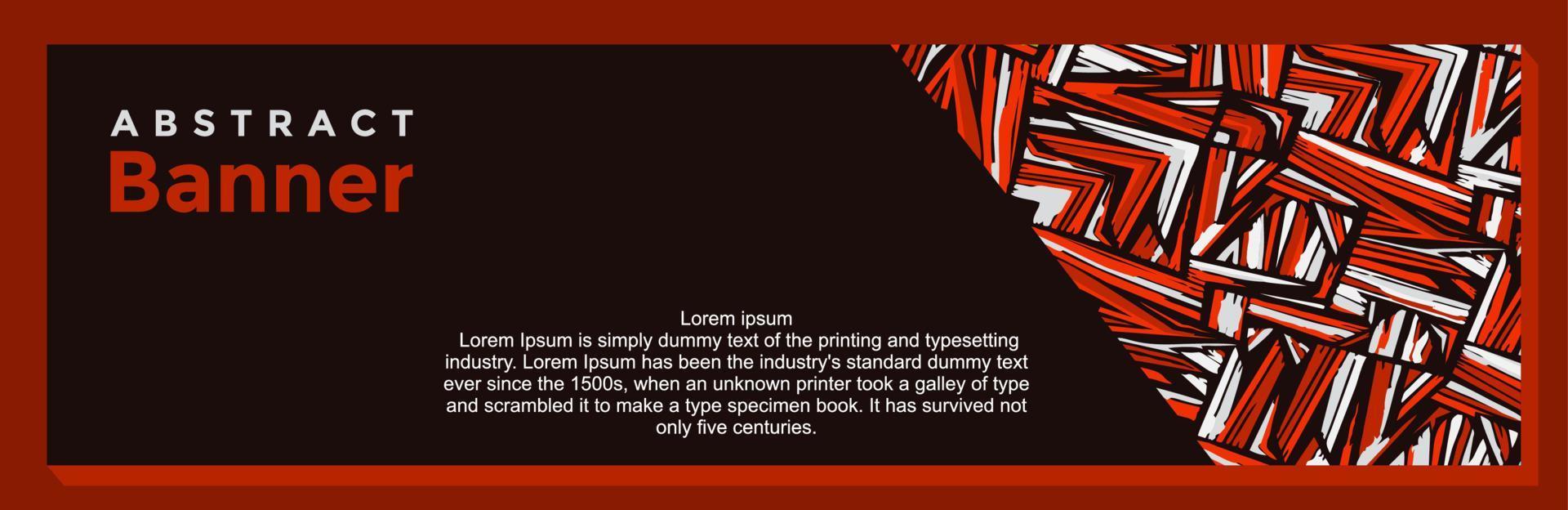 modern banner template vector and graphic