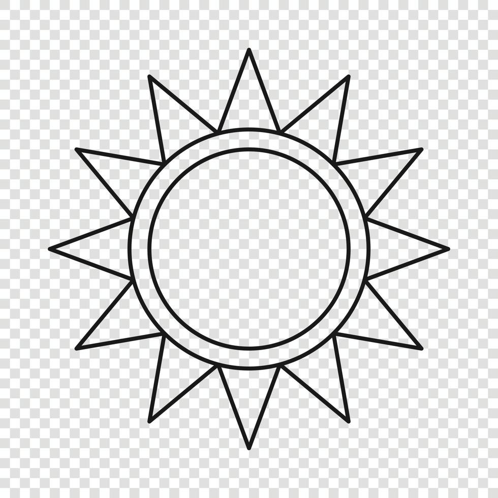 Thin line emblem of Namibia vector
