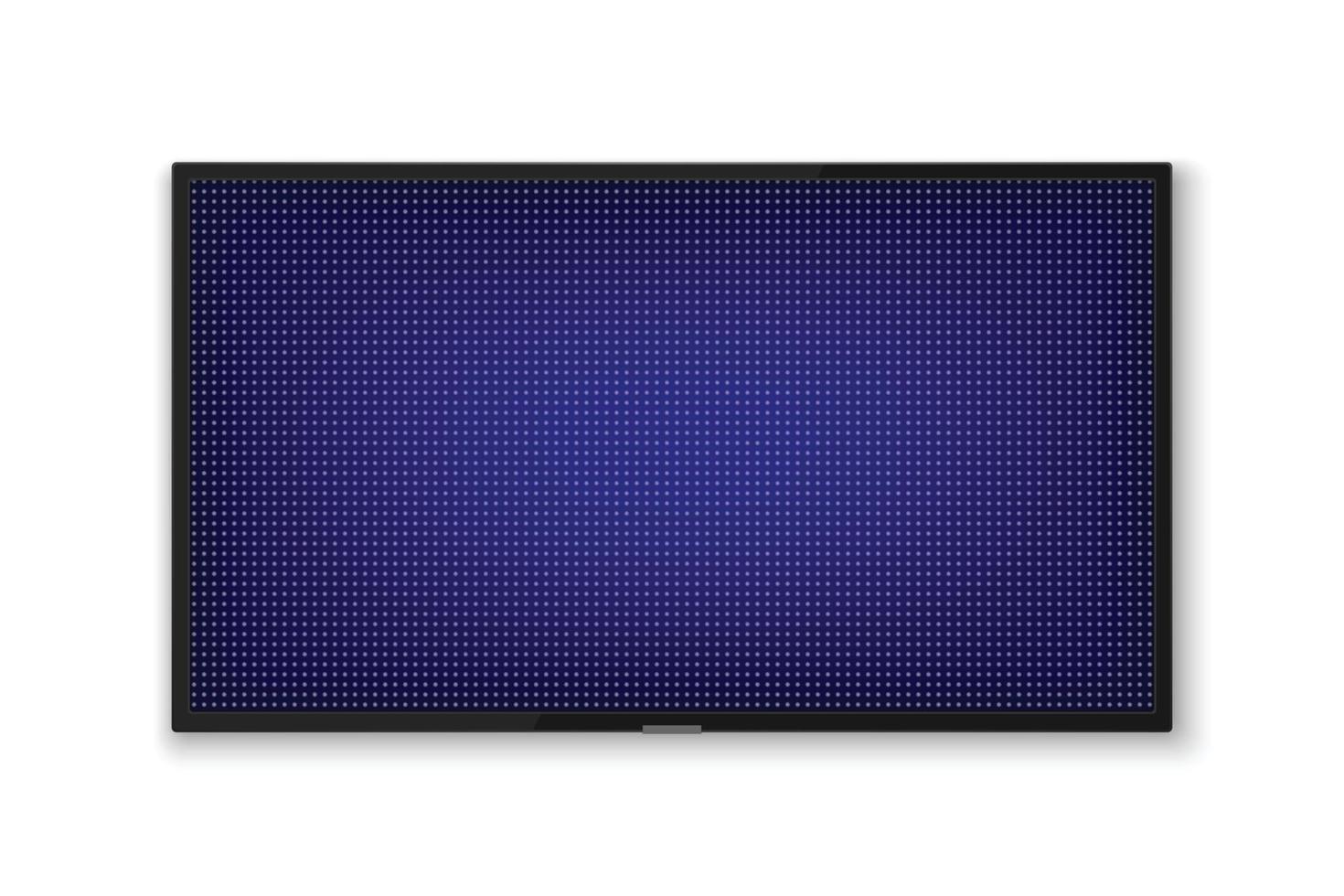 HD television screen lcd, TV digital monitor vector