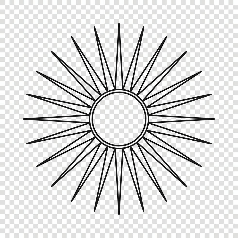 Thin line emblem of Rwanda vector