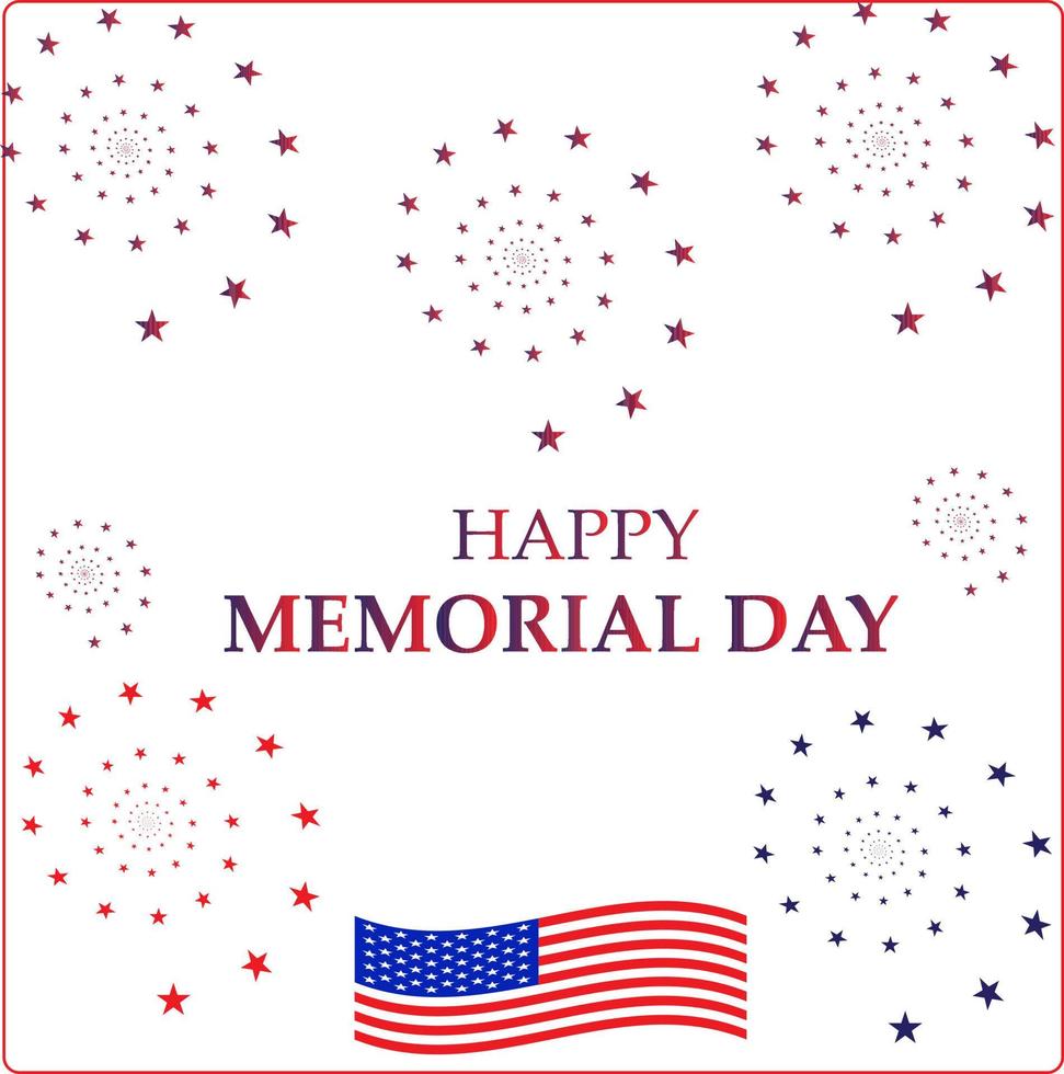 American flag background star memory day.For design wallpaper abstract USA,etc. vector