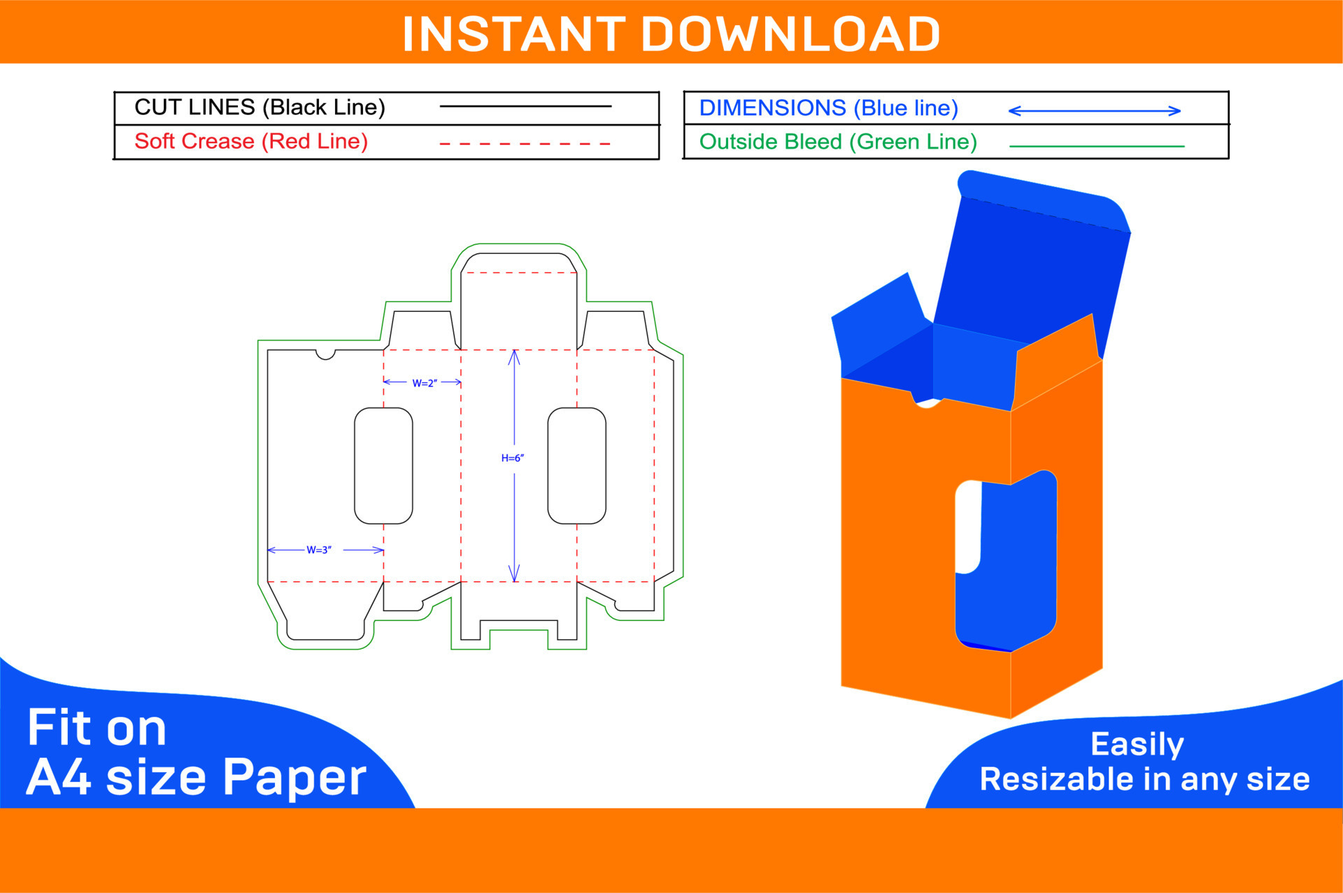 Vape juice packaging box dieline template and 3D box design Box dieline Vape juice packaging box dieline template and 3D box design Box dieline