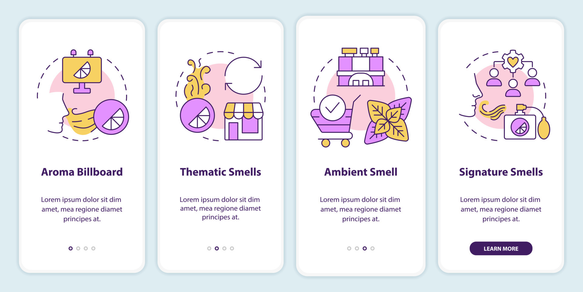 Type store of scent