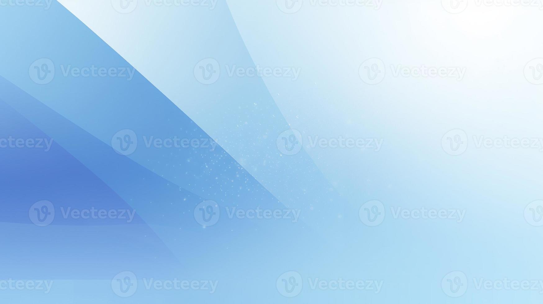 Abstract blue background with smooth lines and light effects photo