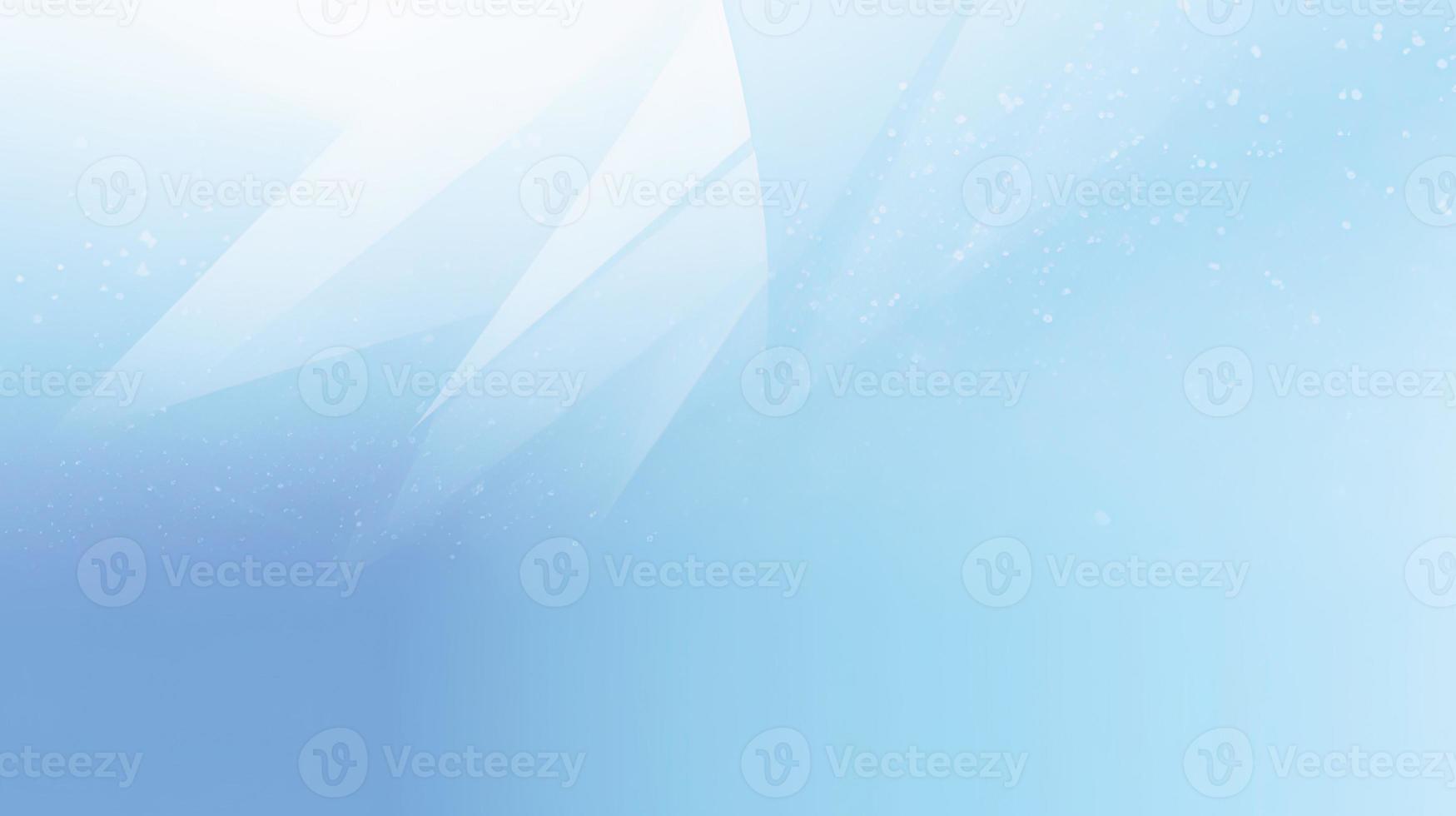 Abstract blue background with smooth lines and light effects photo