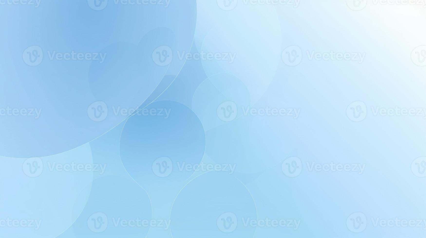 Abstract blue background with smooth lines and light effects photo