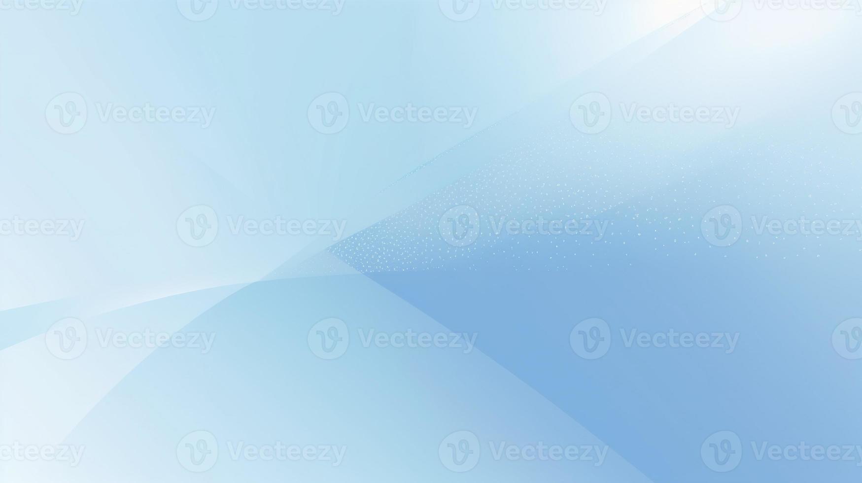 Abstract blue background with smooth lines and light effects photo