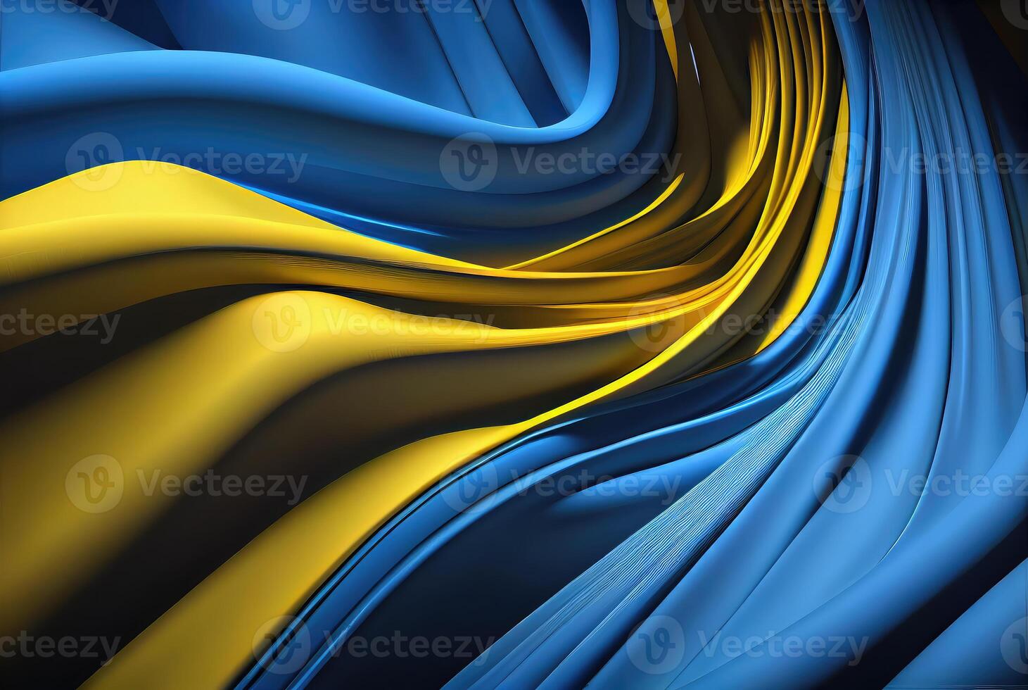 Blue and yellow flag of Ukraine abstract background. photo