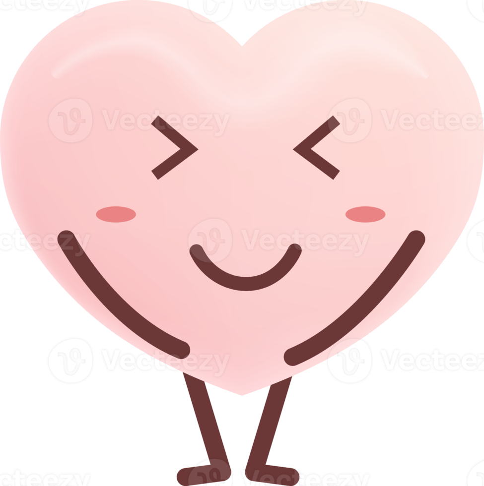 Love Cute Heart Cartoon Emoji png