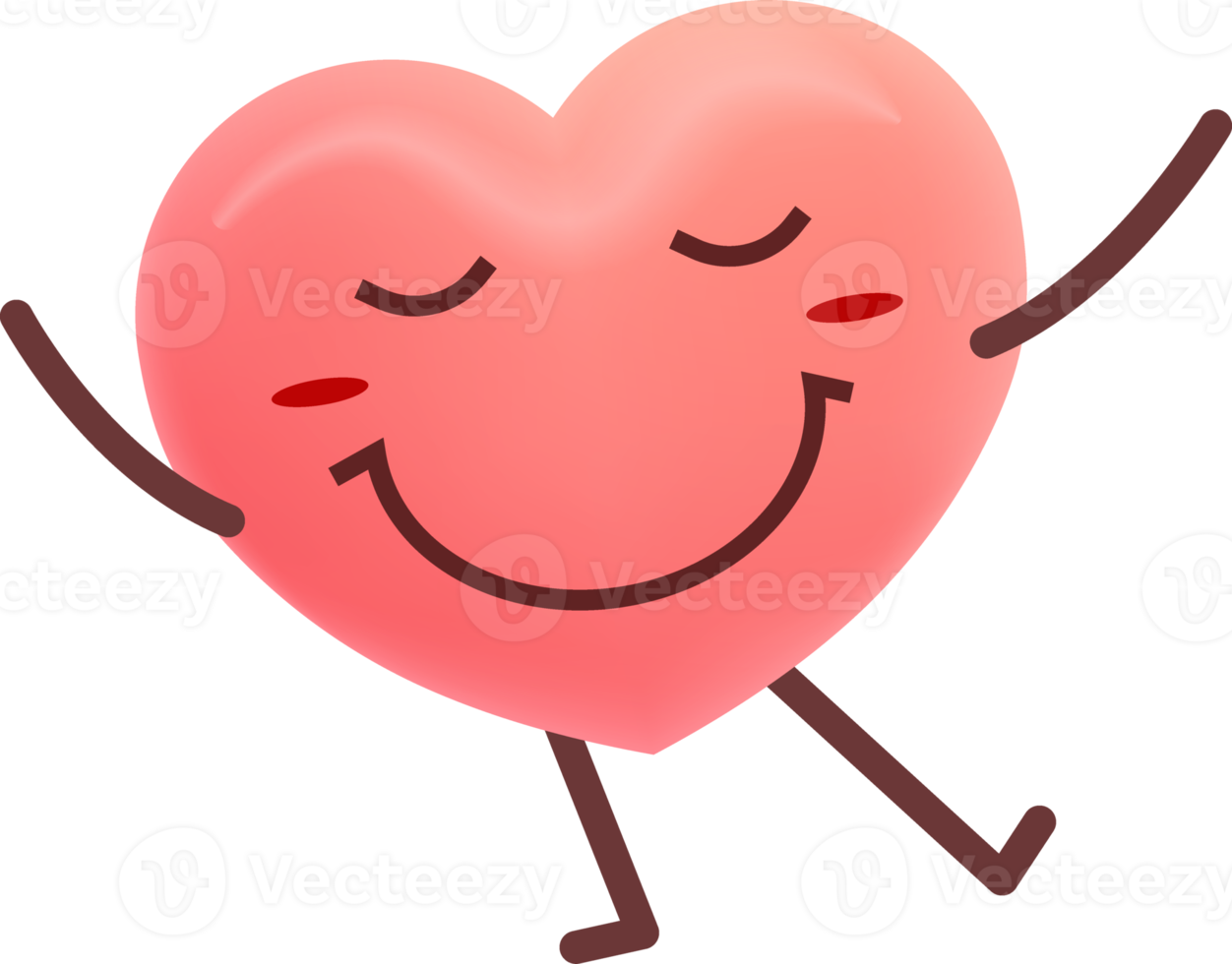 Love Cute Heart Cartoon Emoji png
