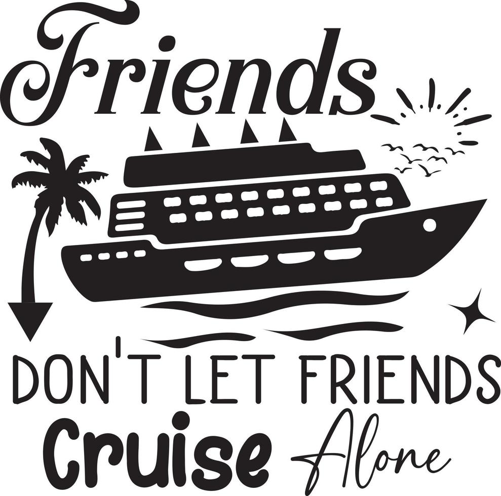 Cruise Quotes Design vector