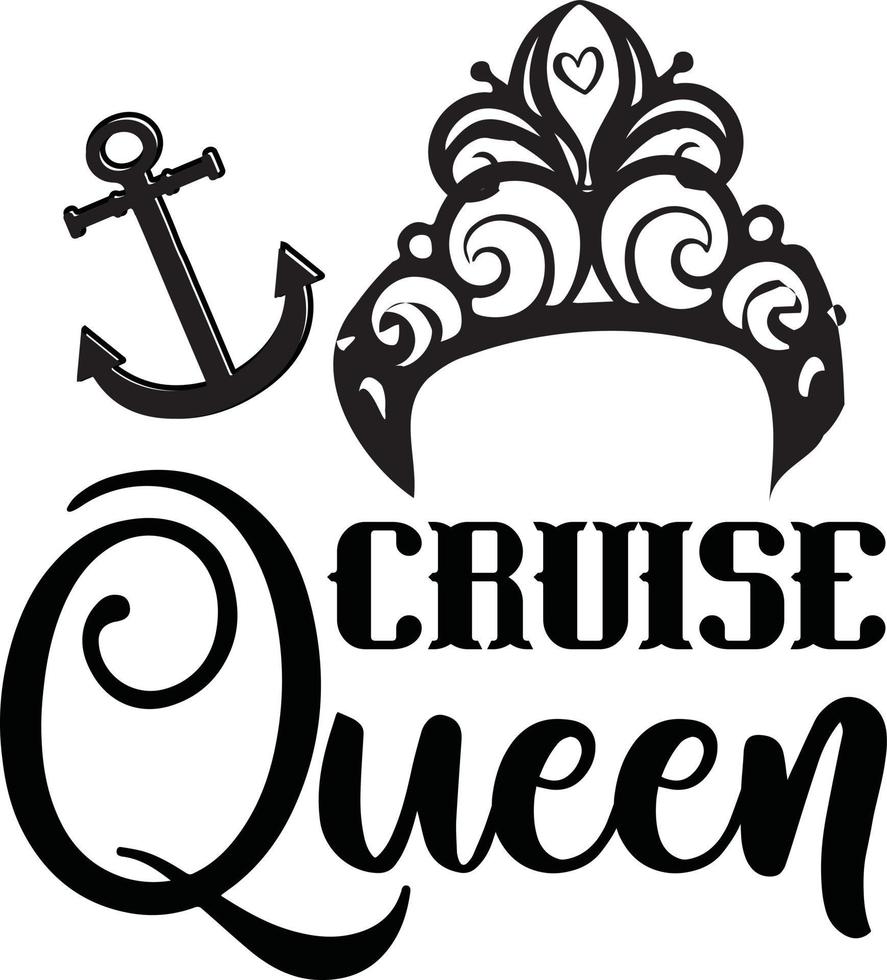 Cruise Quotes Design vector