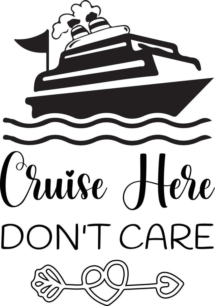 Cruise Quotes Design vector