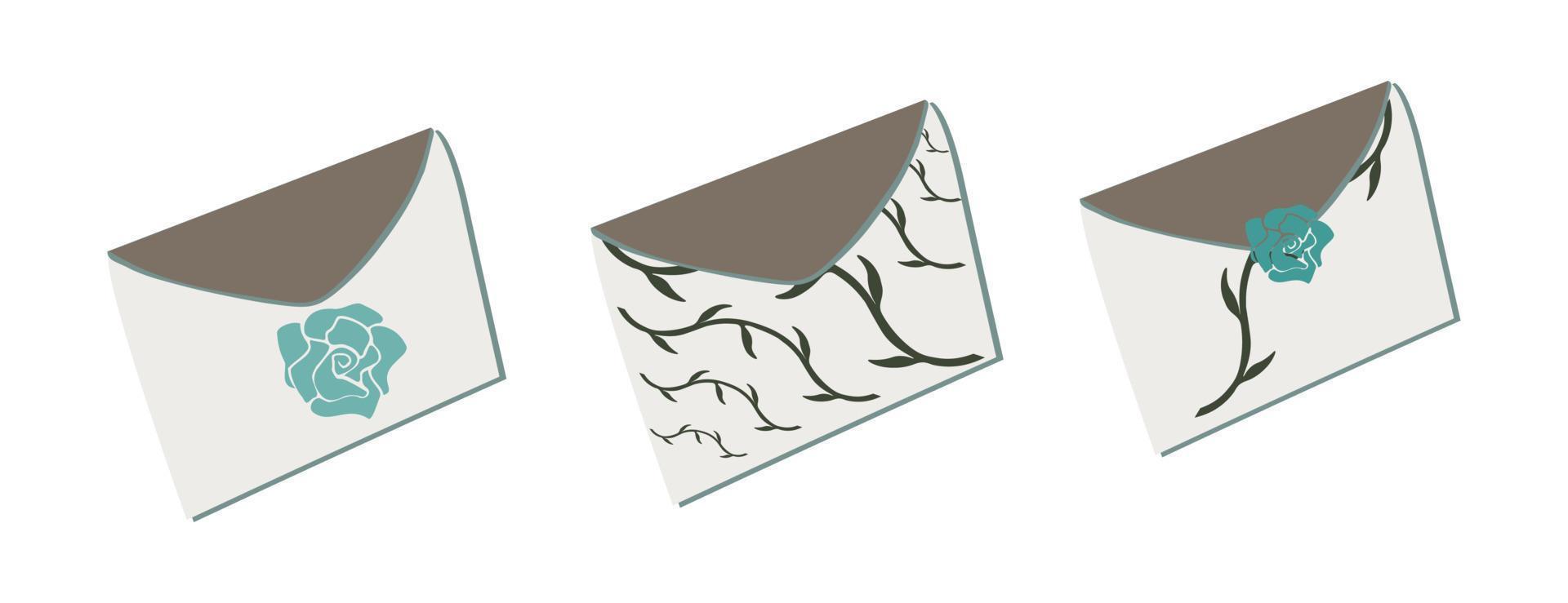 Set of envelopes 2 vector