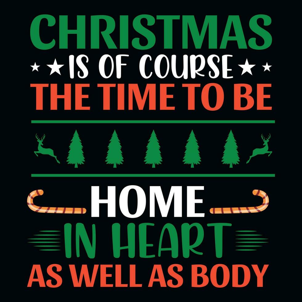 Christmas tshirt design vector