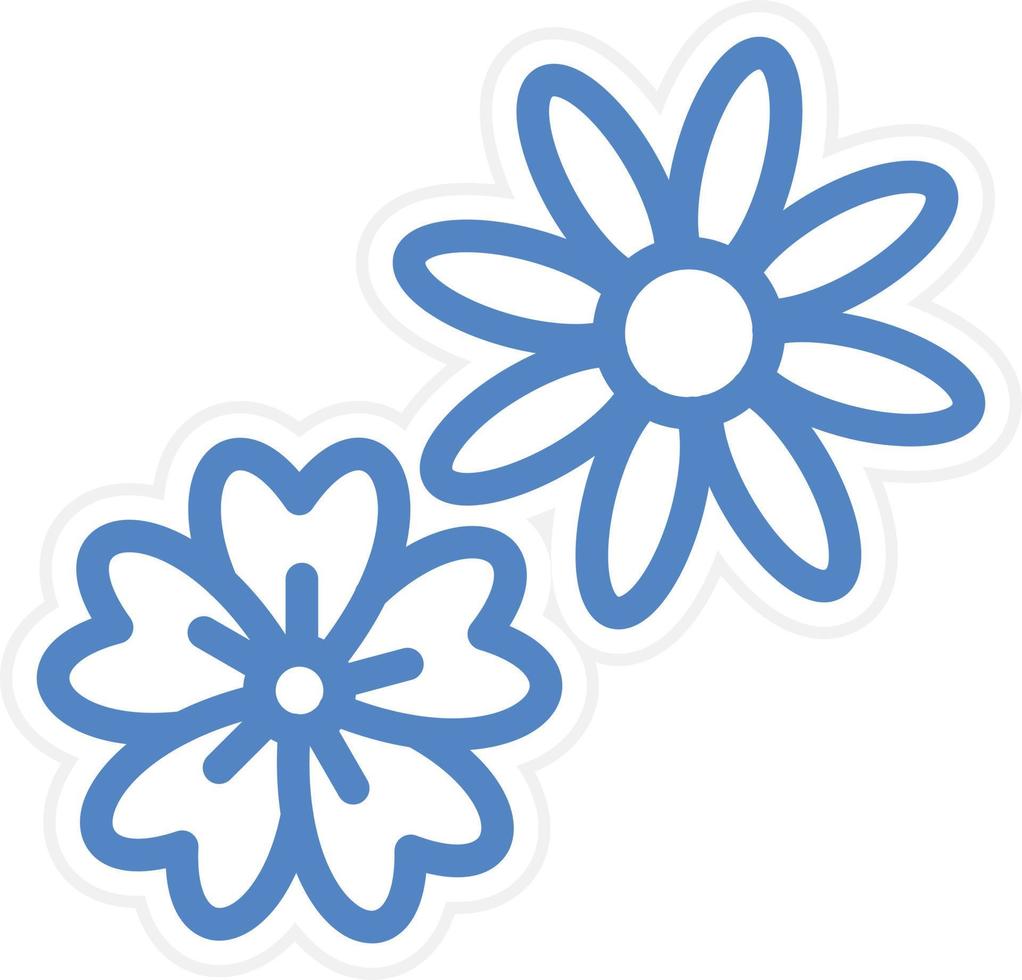 Flowers Vector Icon Style