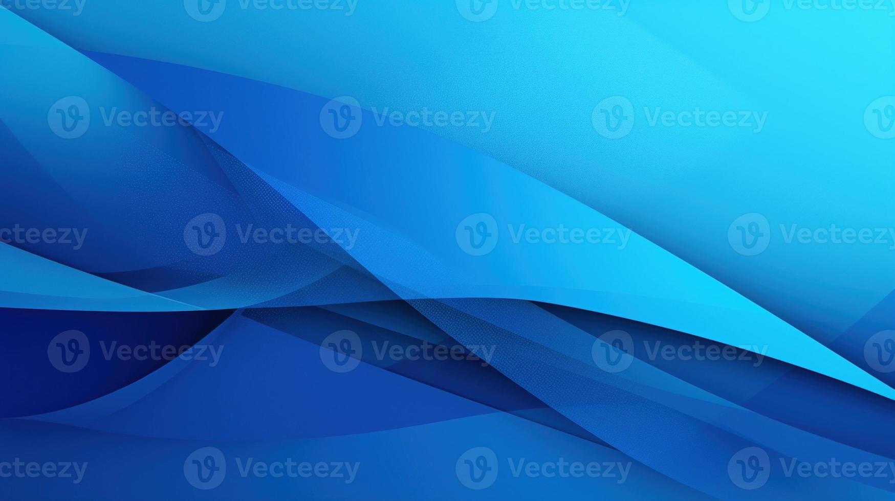 abstract blue background with smooth lines and waves, 3d illustration photo