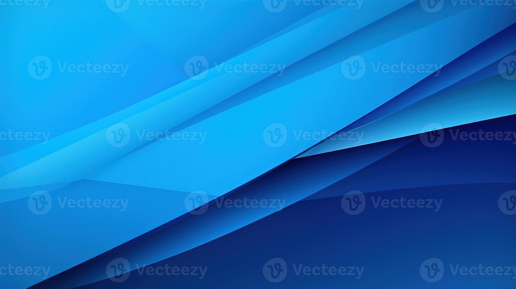 abstract blue background with smooth lines and waves, 3d illustration photo