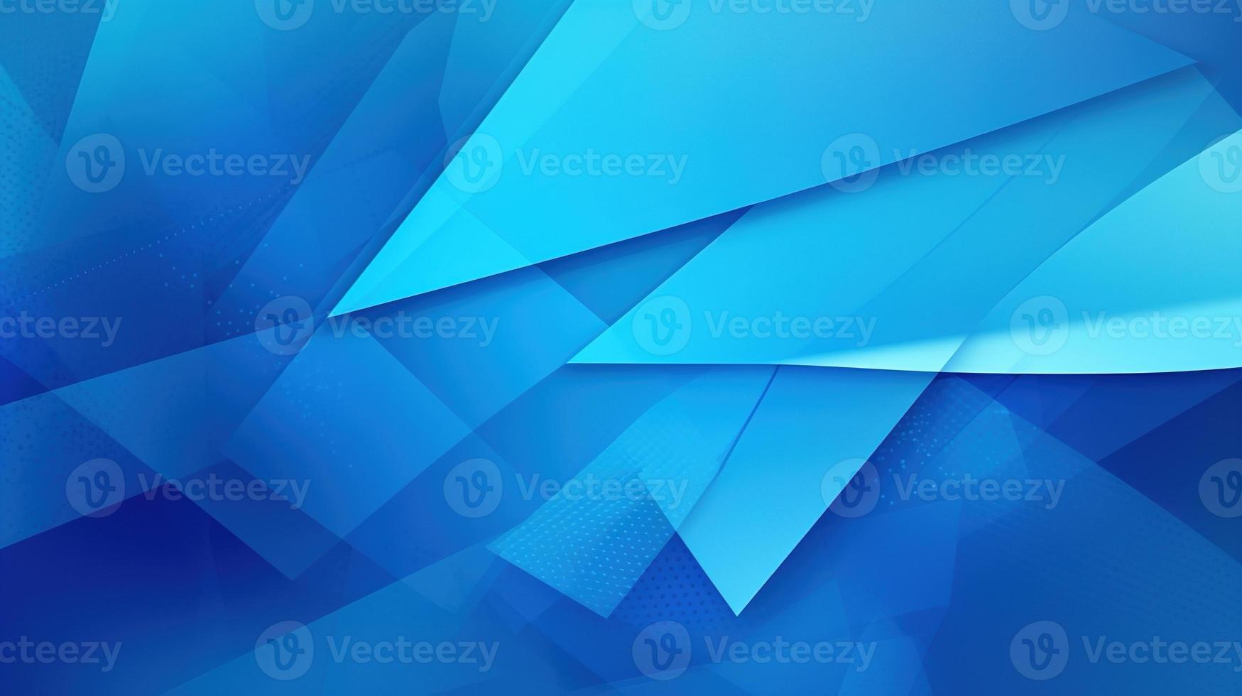 abstract blue background with smooth lines and waves, 3d illustration photo