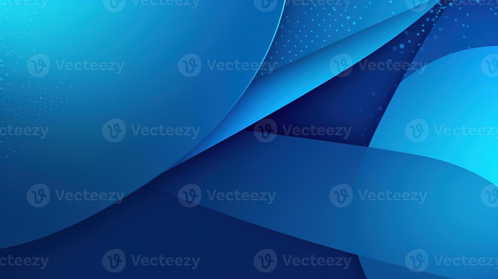 abstract blue background with smooth lines and waves, 3d illustration photo