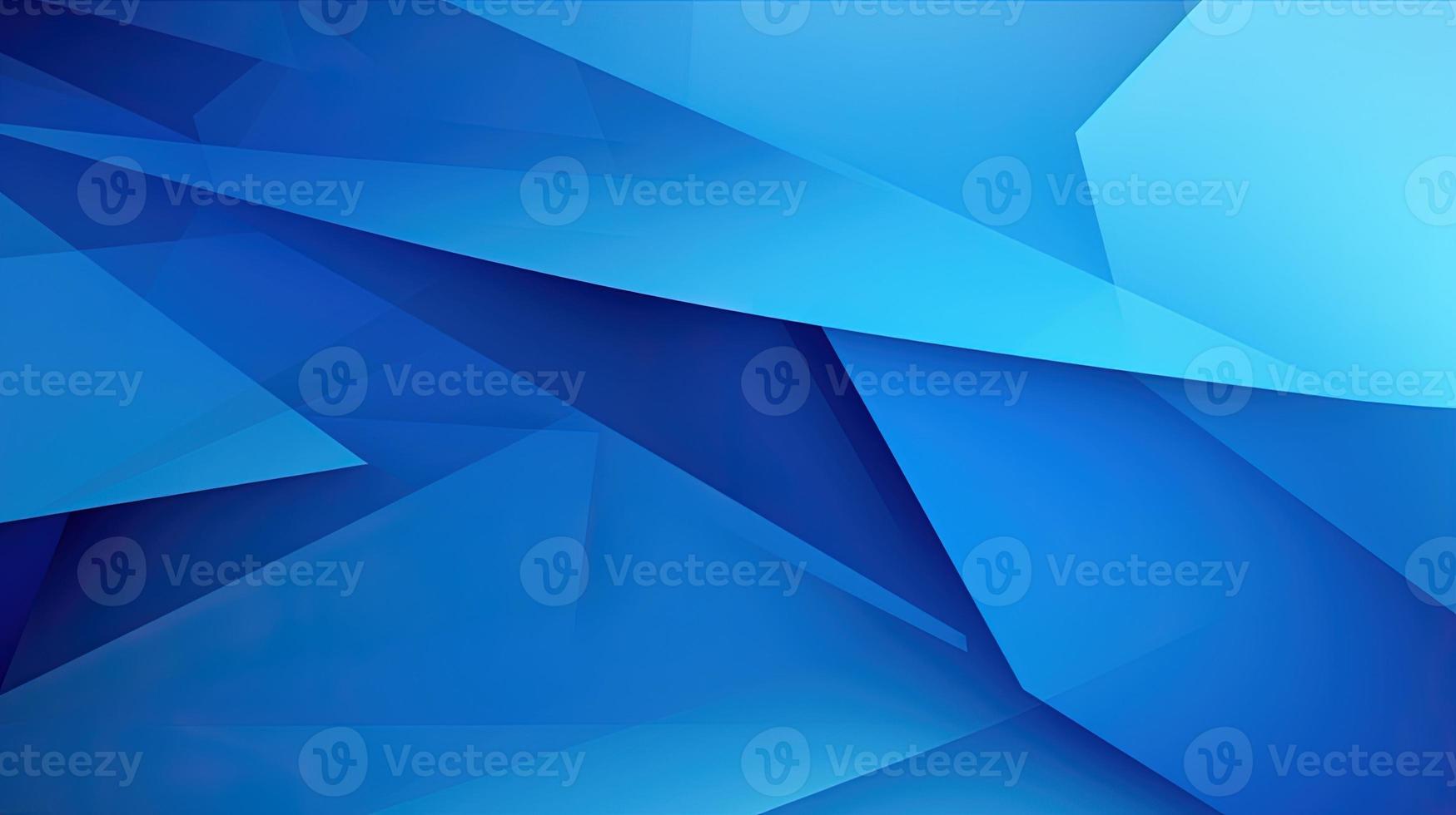 abstract blue background with smooth lines and waves, 3d illustration photo