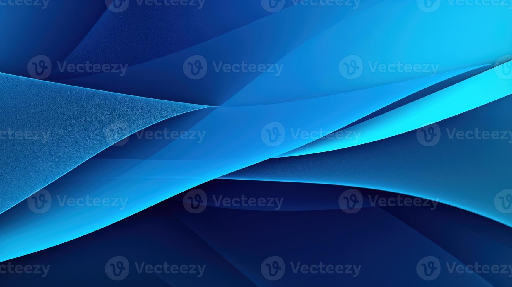 abstract blue background with smooth lines and waves, 3d illustration photo