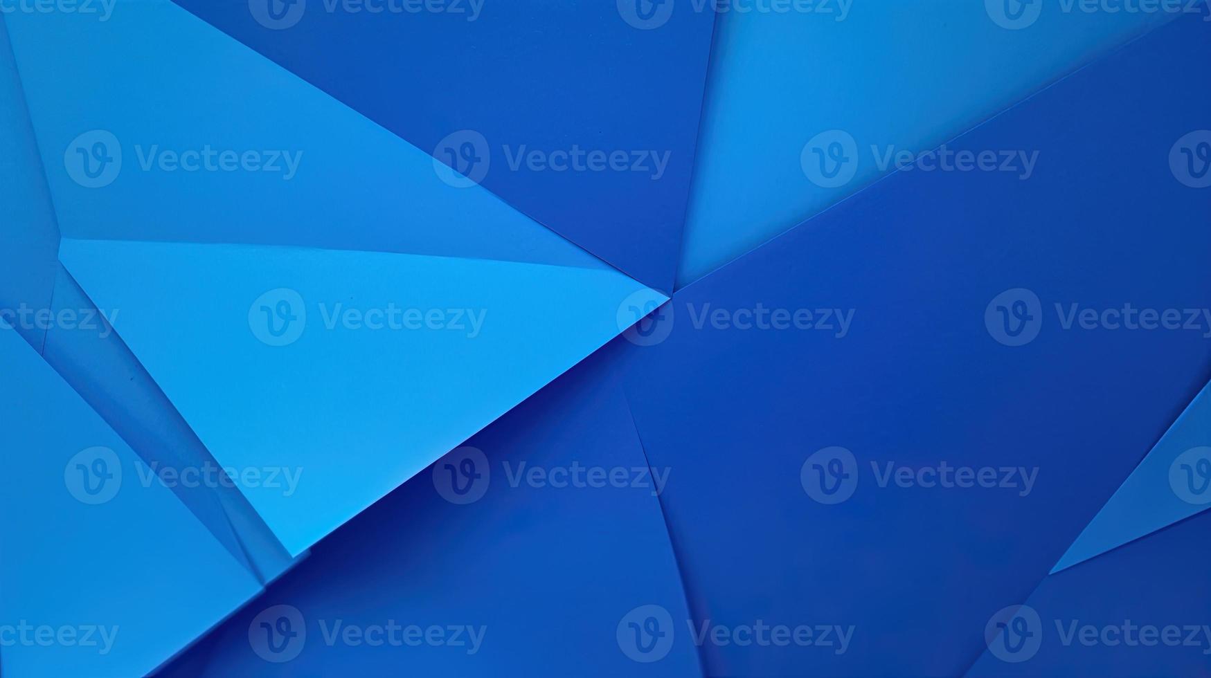 abstract blue background with smooth lines and waves, 3d illustration photo