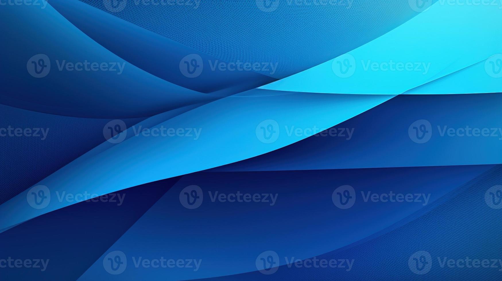 abstract blue background with smooth lines and waves, 3d illustration photo