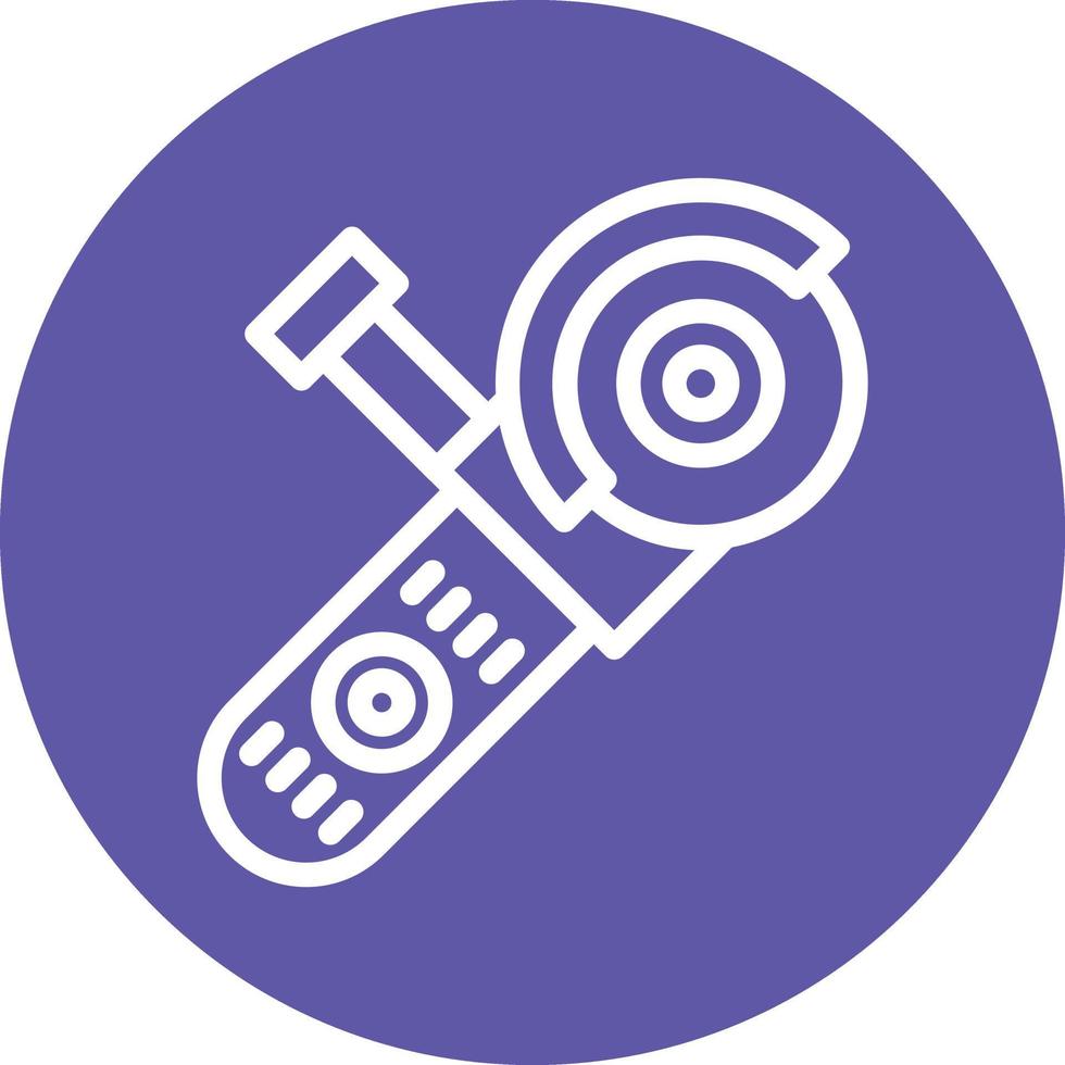 Grinder Tool Vector Icon Design
