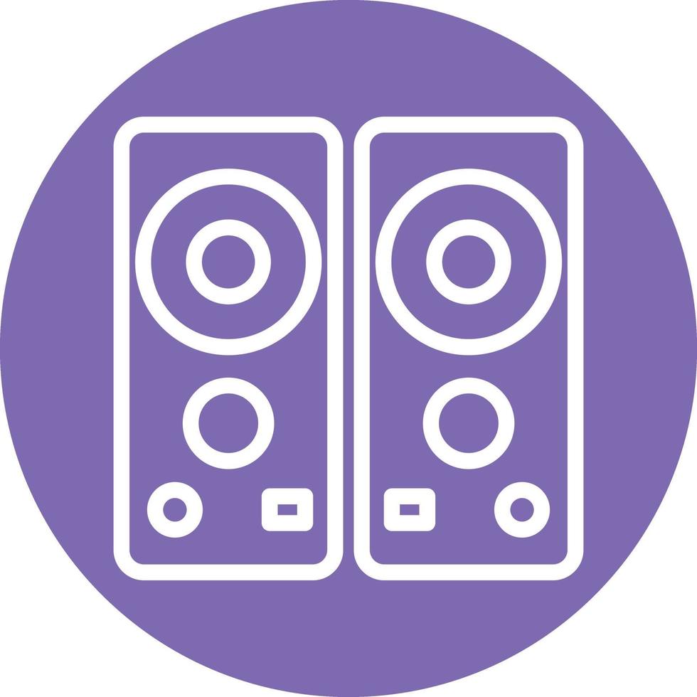 diseño de icono de vector de altavoz