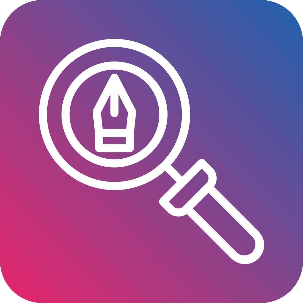Observation Vector Icon Design