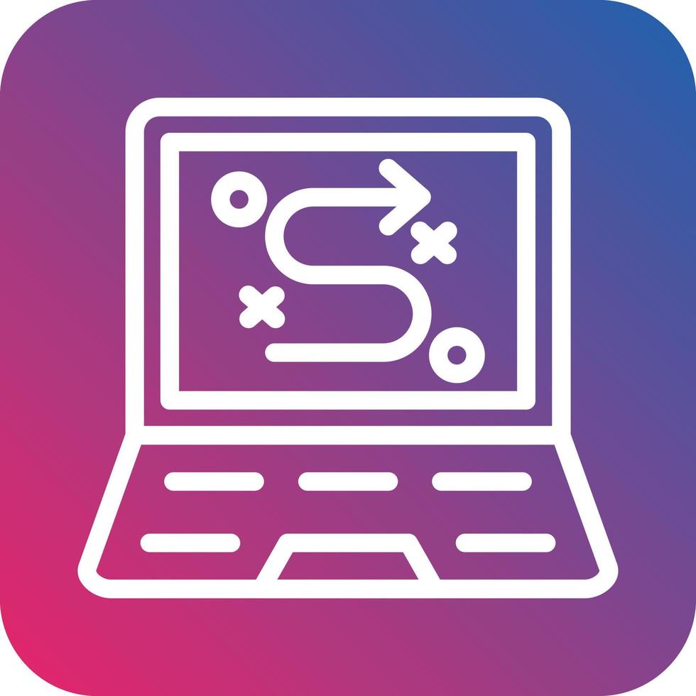 Digital Strategy Vector Icon Design