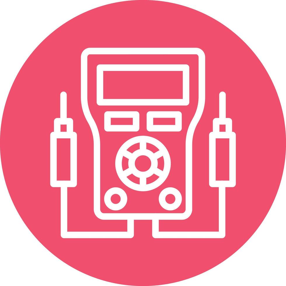 Voltmeter Vector Icon Design