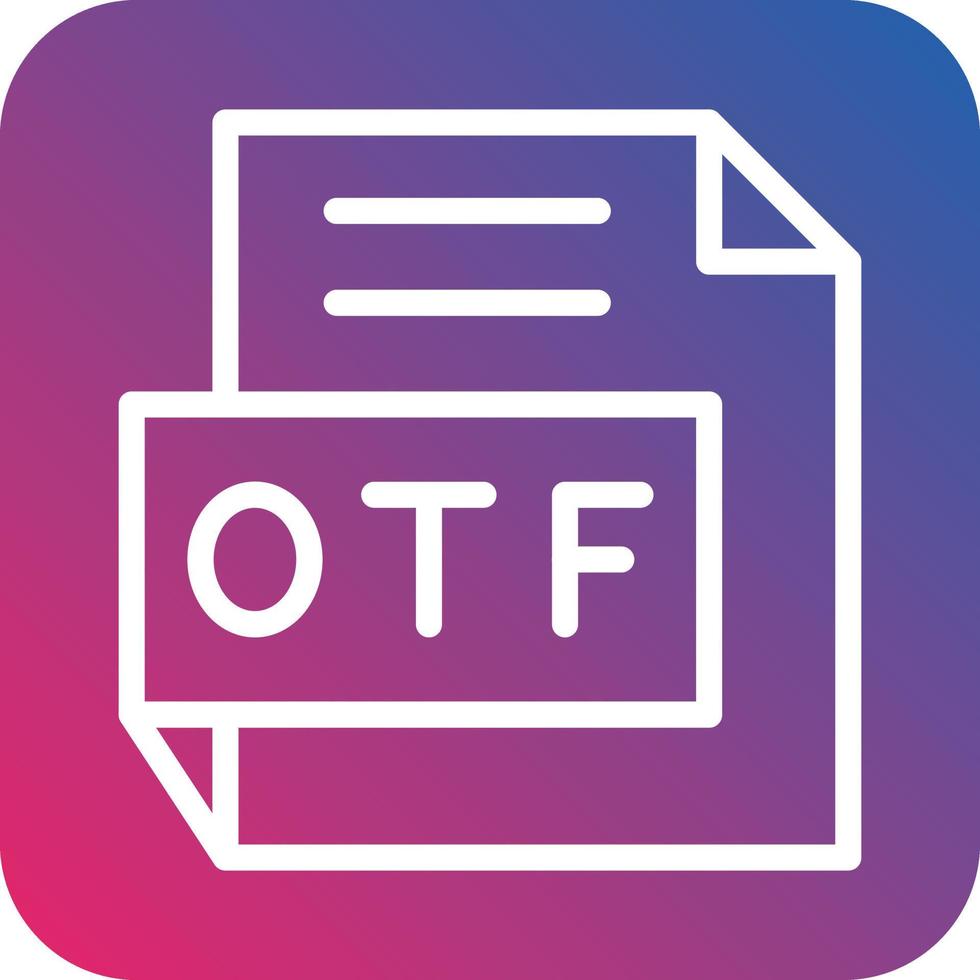 OTF Vector Icon Design
