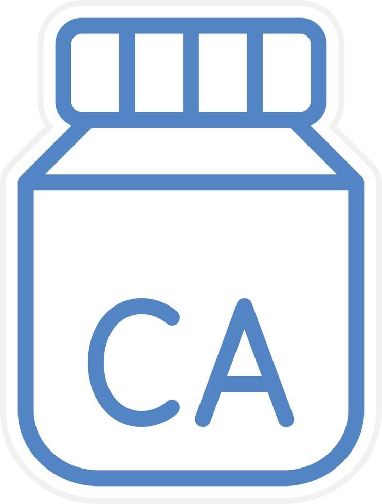 Calcium Vector Icon Style