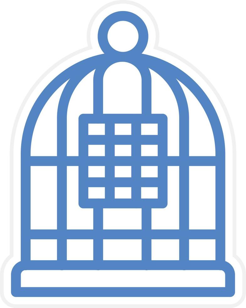 Birdcage Vector Icon Style