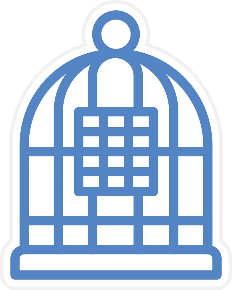 Birdcage Vector Icon Style