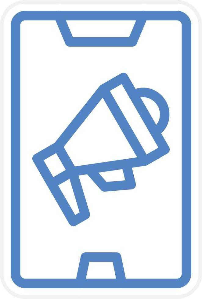 Mobile Marketing Vector Icon Style