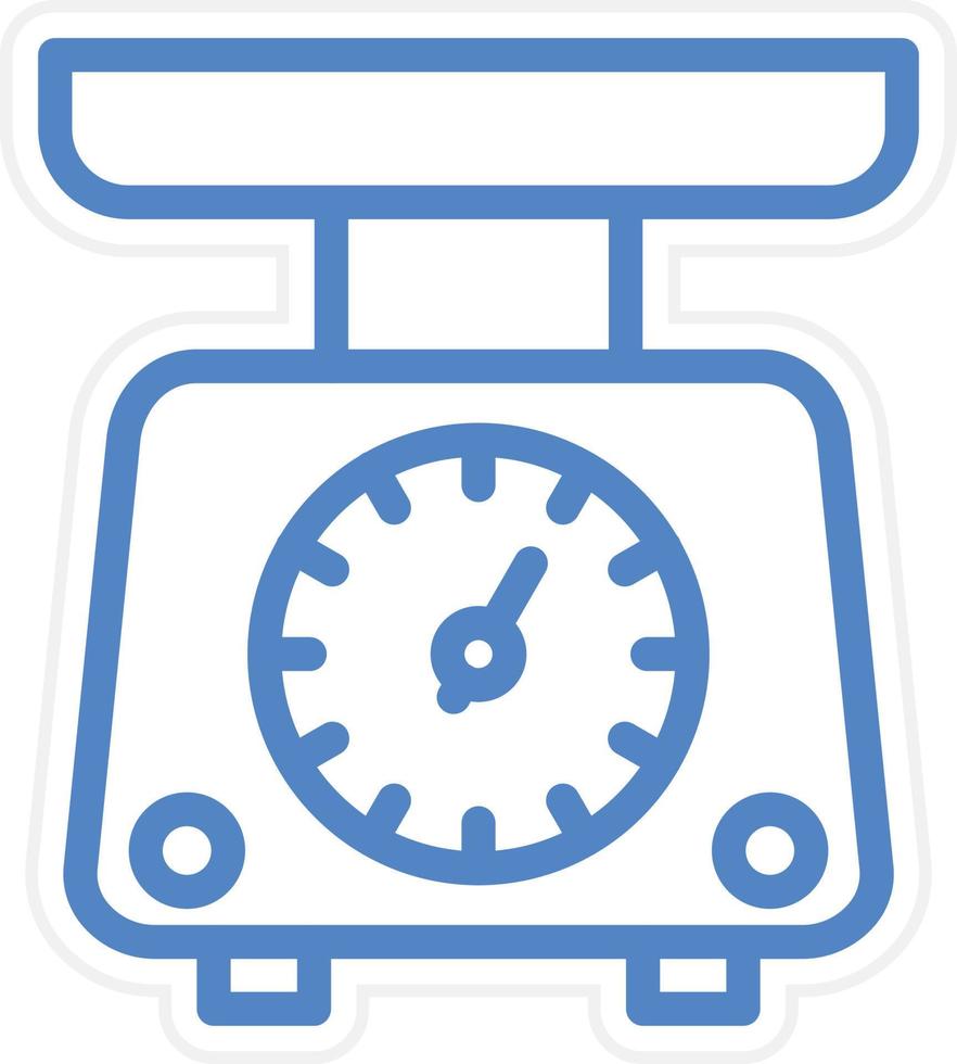 Weight Scale Vector Icon Style