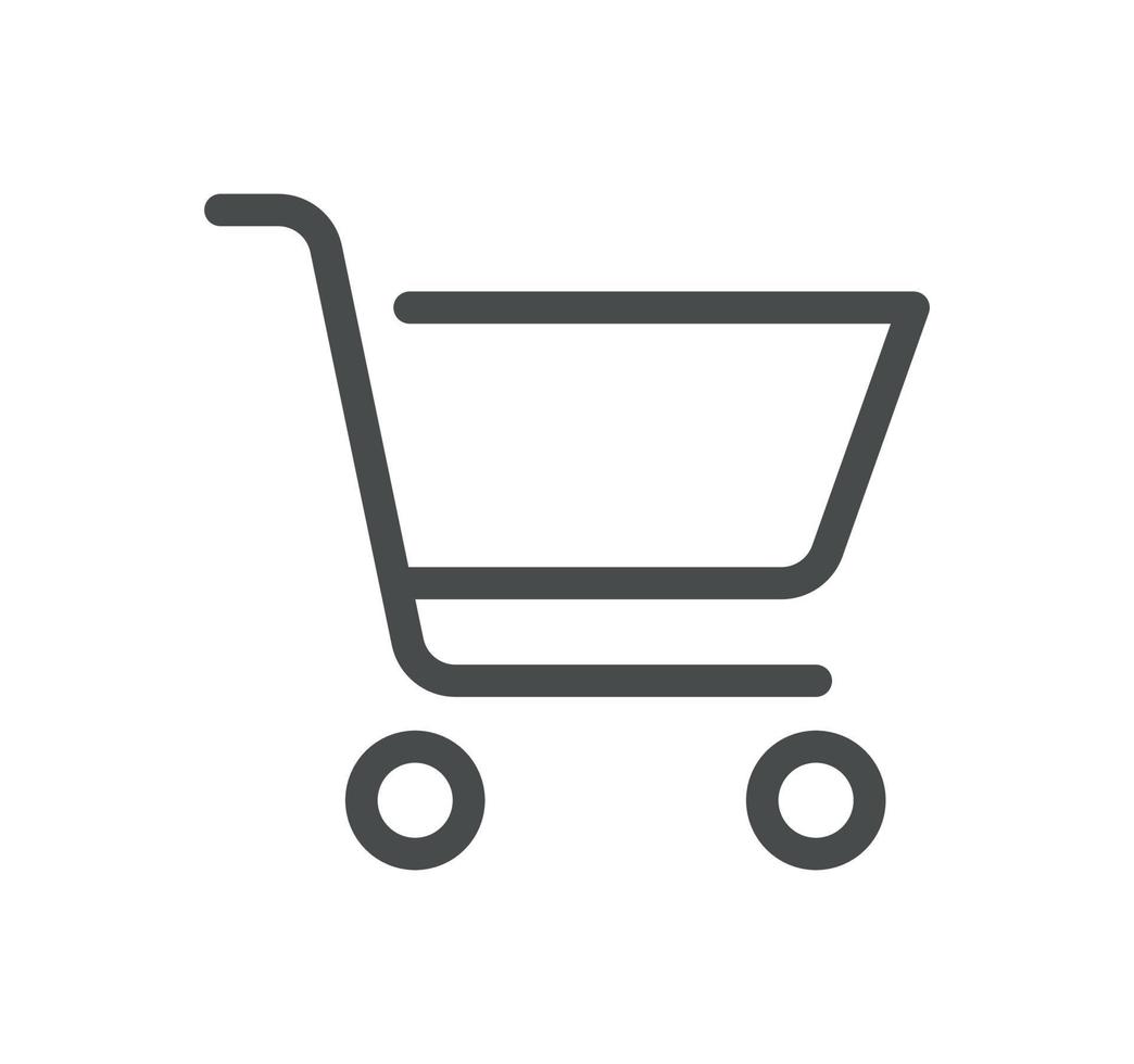E commerce and online shopping icon outline and linear vector. vector