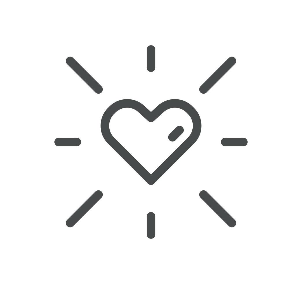 Volunteering related icon outline and linear vector. vector