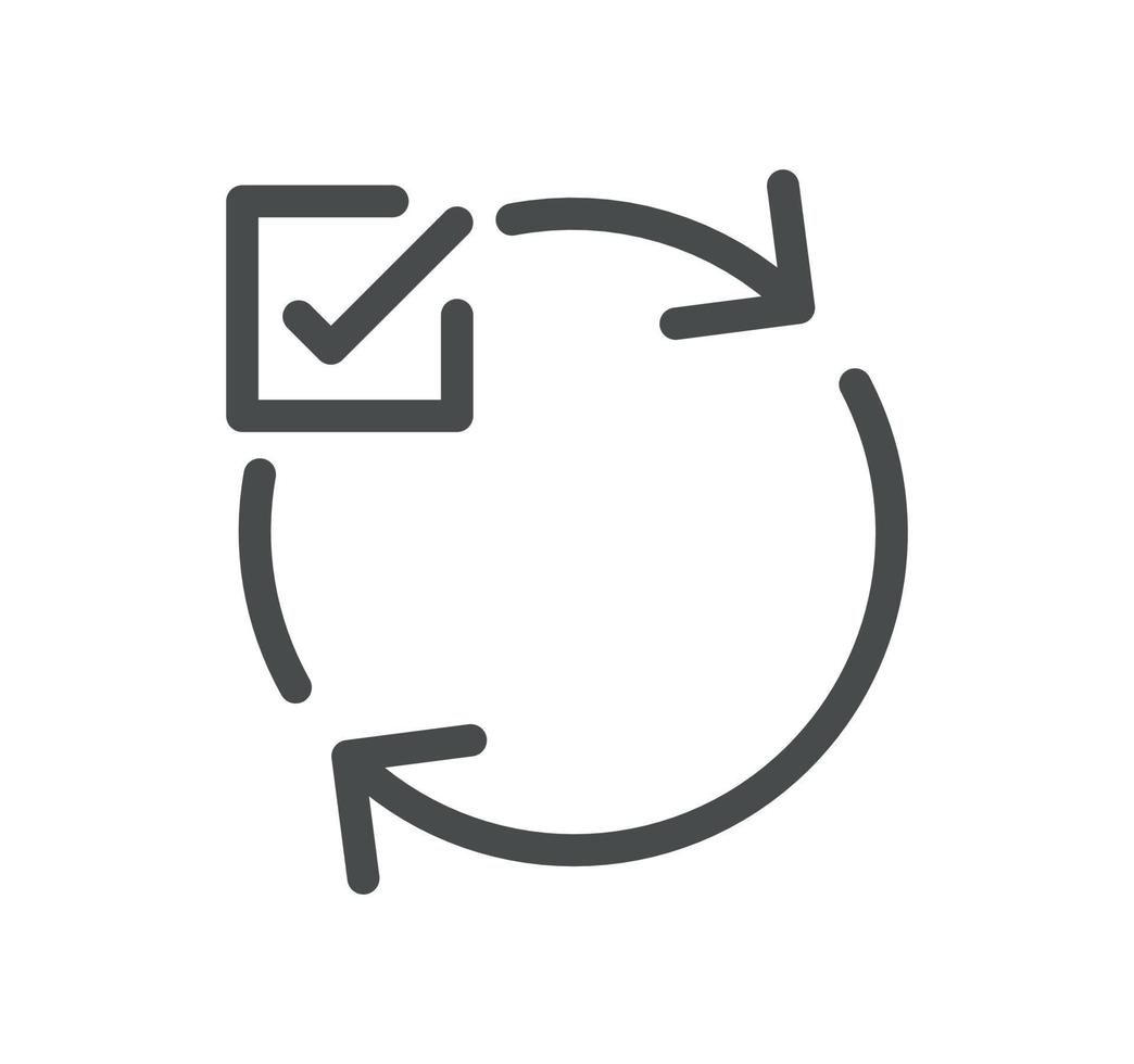 Business management related icon outline and linear vector. vector