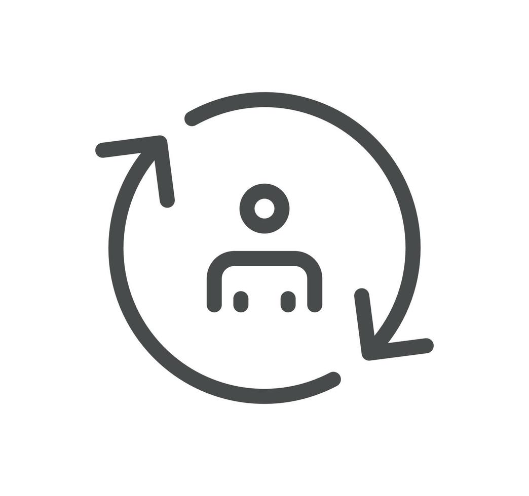 Business management related icon outline and linear vector. vector