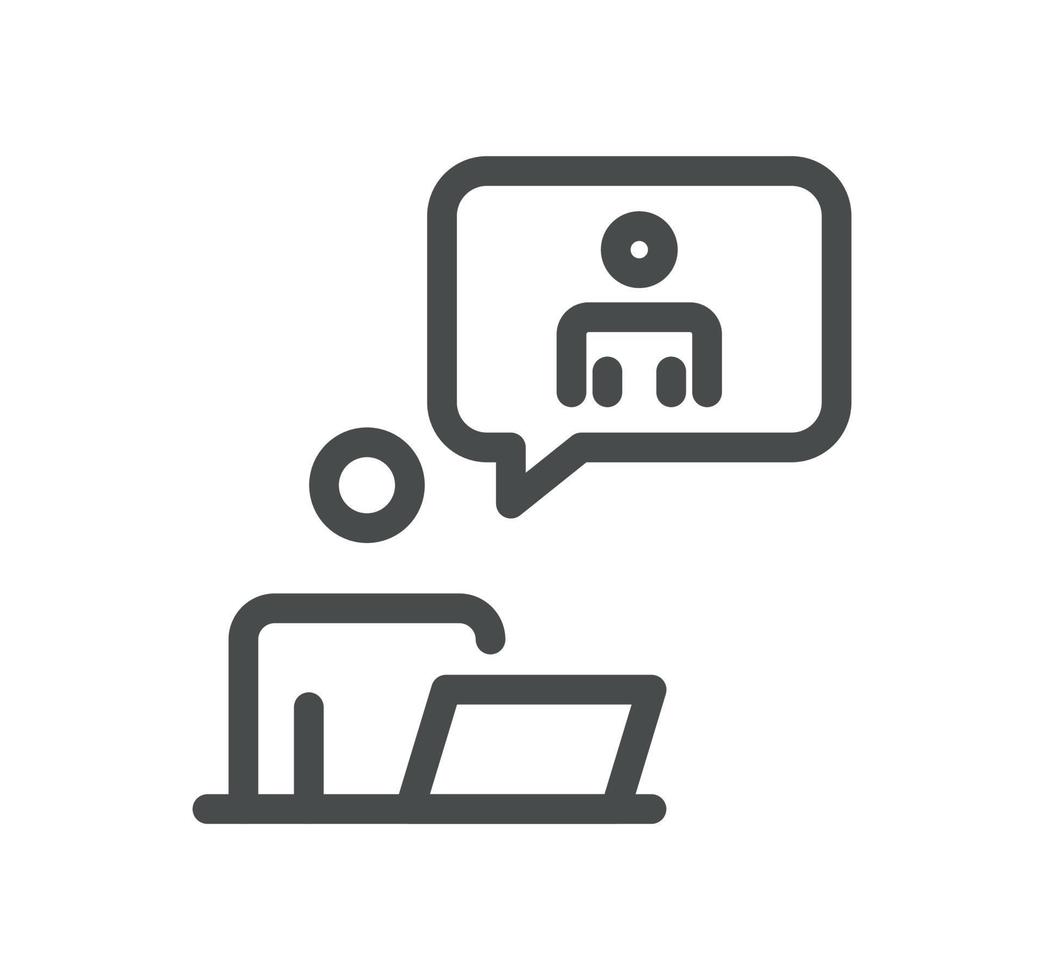 Business management related icon outline and linear vector. vector